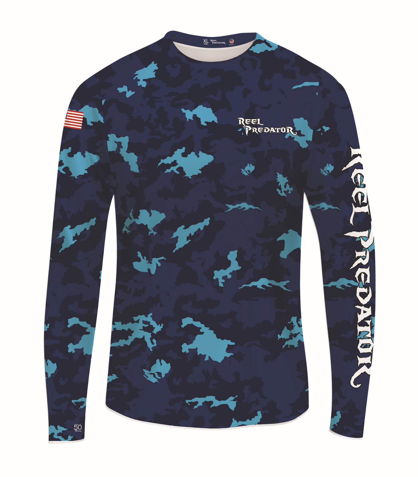 Reel Predator® Premium Made in the USA Performance Fishing Shirt – SPF 50+
