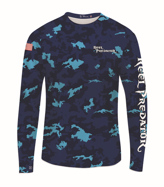 Reel Predator® Premium Made in the USA Performance Fishing Shirt – SPF 50+