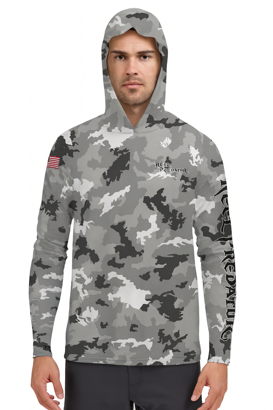 Reel Predator® Premium Made in the USA Performance Fishing Hoodie – SPF 50+